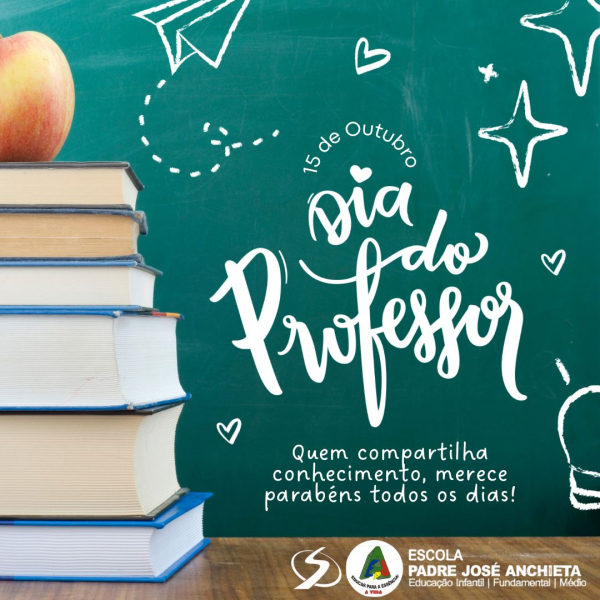 Feliz dia dos professores. 🤩✨