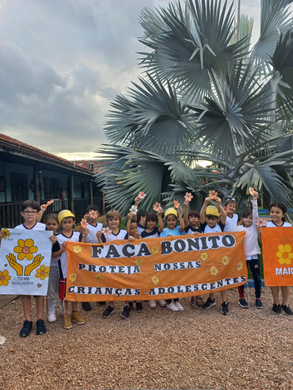 Fa&ccedil;a bonito! Proteja nossas crian&ccedil;as e adolescentes. 🧡