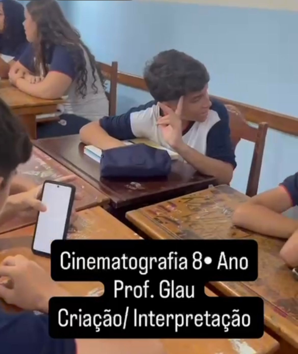 Cinematografia na escola.🎞️🎥