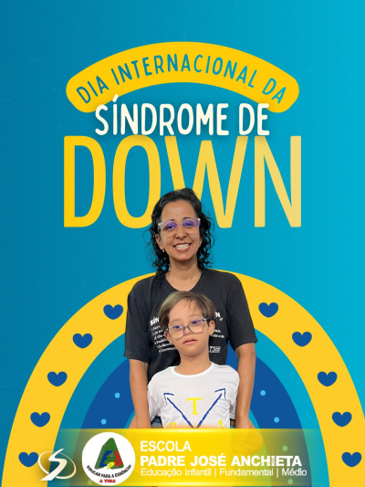 ✨💛 21 de mar&ccedil;o, celebramos o Dia Internacional da S&iacute;ndrome de Down.