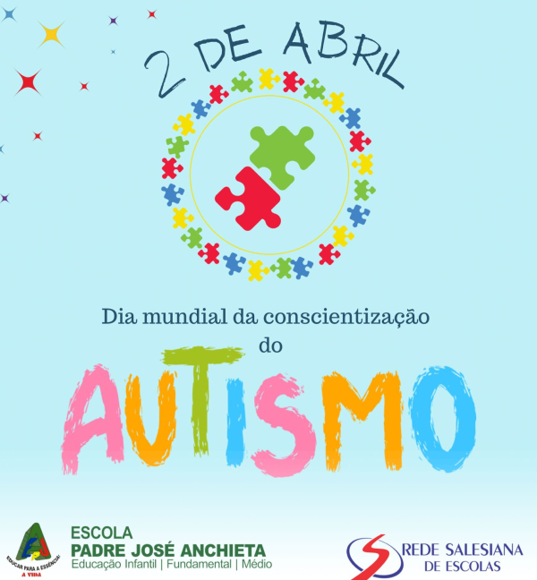 ❤️💙💛💚  2 de abril, dia mundial da conscientiza&ccedil;&atilde;o do Autismo.❤️💙💛💚