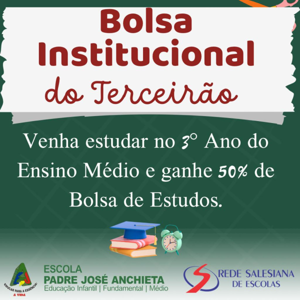 Bolsa Institucional do Terceirão 2024.