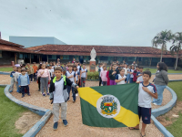 Ato c&iacute;vico em homenagem aos 63 anos de Araputanga.