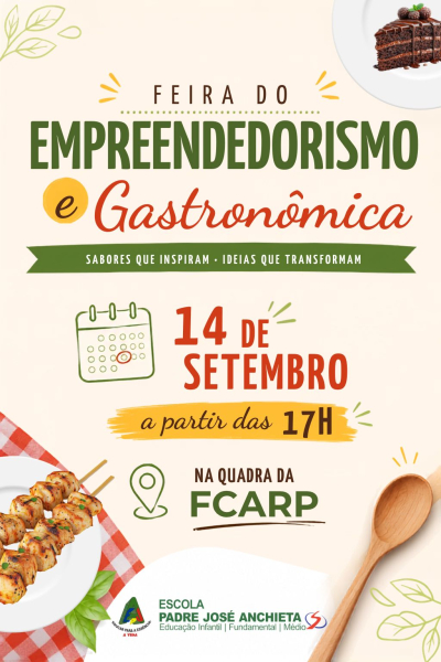 Feira do Empreendedorismo e Gastron&ocirc;mica.
