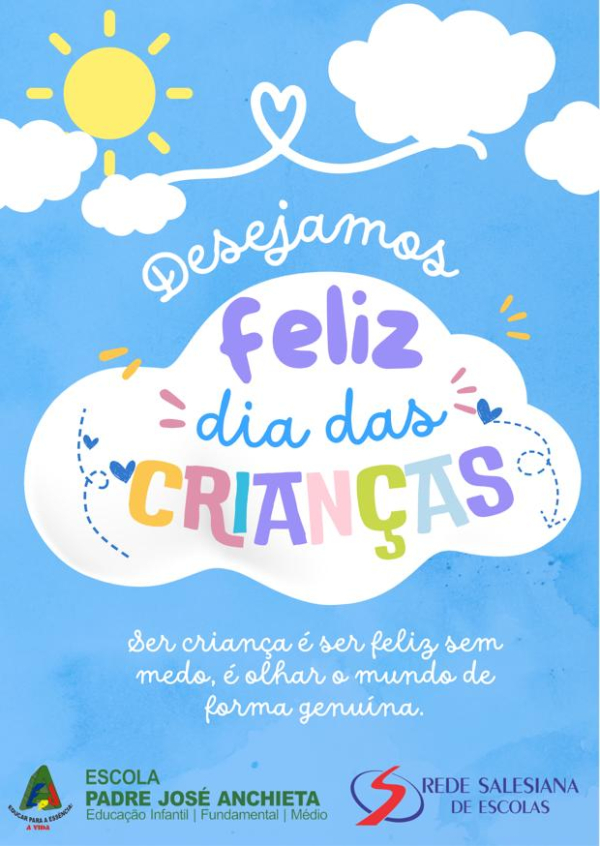 Feliz dia das Crianças!