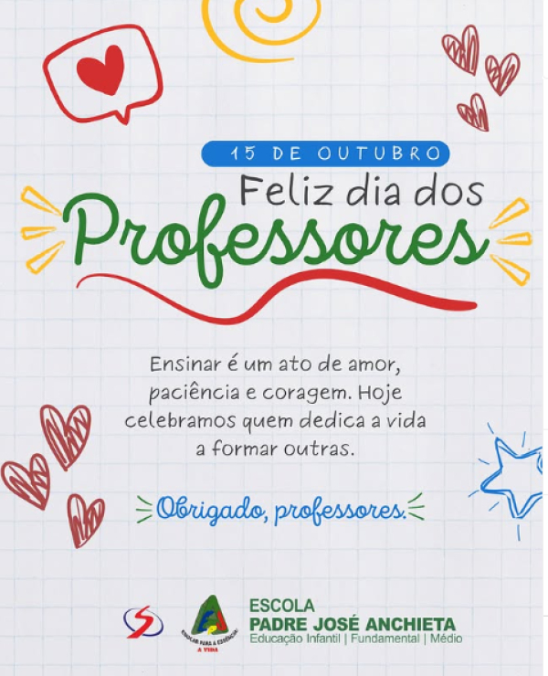 Hoje celebramos aqueles que fazem do conhecimento um ato de amor.