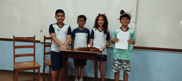 L&iacute;ngua Portuguesa e Arte com o tema &ldquo;Esquete de Humor&rdquo;.