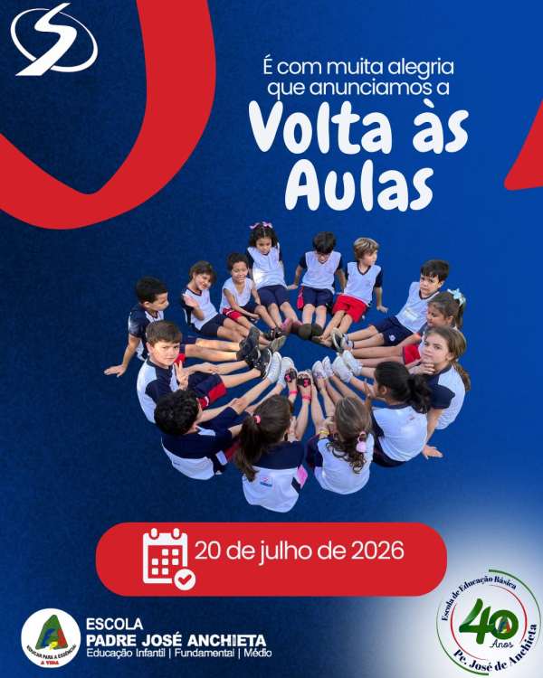 &Eacute; com muita alegria que comunicamos o retorno das nossas aulas!