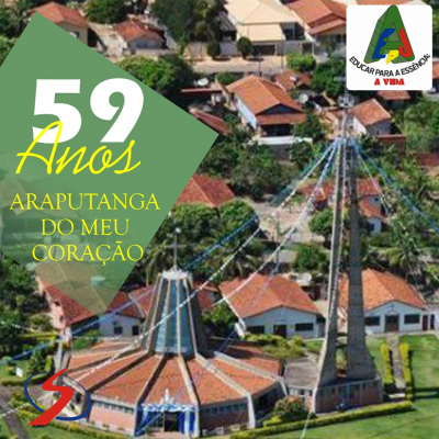 Educação Infantil comemorando o aniversário de Araputanga com o ato cívico.