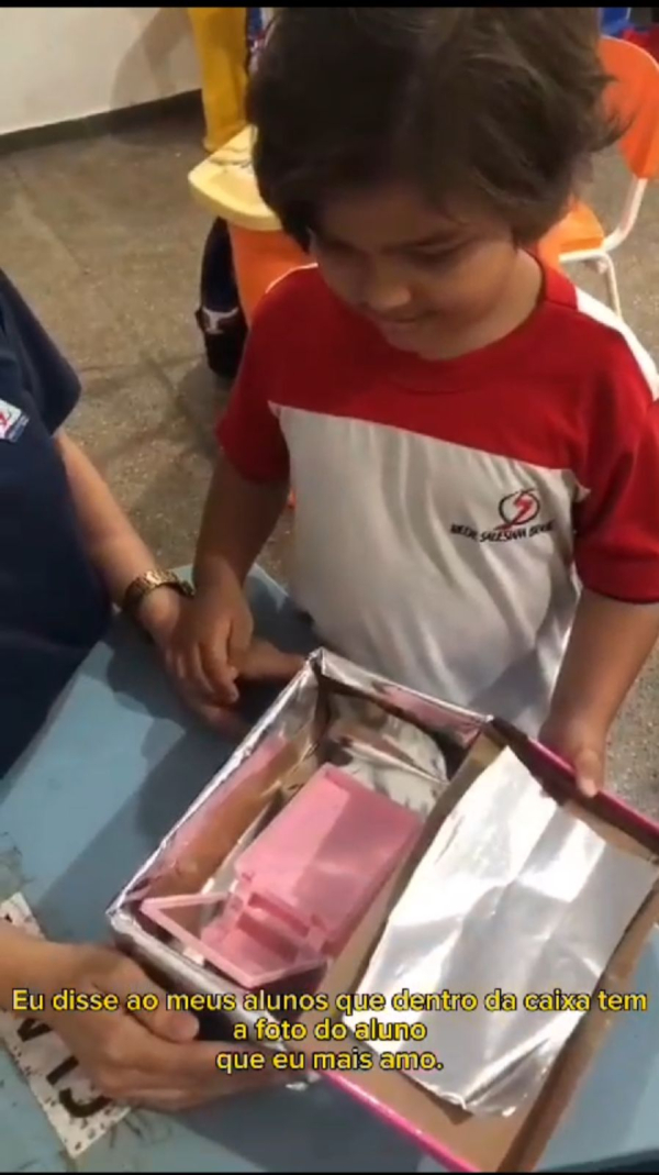 Dinâmica do espelho, maternal 3.✨✨