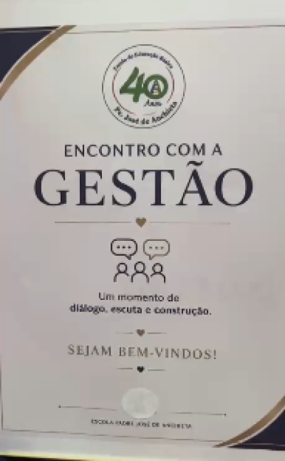 Encontro com a Gest&atilde;o 🤝