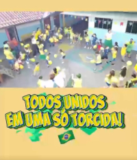 Todos unidos em uma s&oacute; torcida! 🇧🇷💚💛
