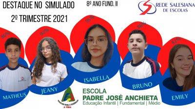 Destaques no Simulado 2º Trimestre 2021