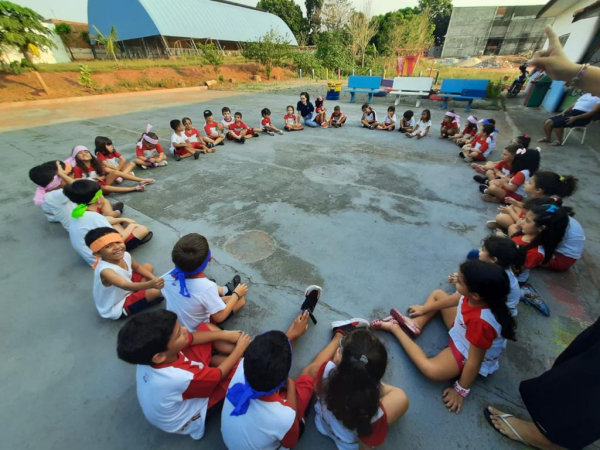 Dia de brincadeira com bexigas 🎈 turmas do N&iacute;vel I A/B e N&iacute;vel II- Semana das crian&ccedil;as.🥰🥳✨