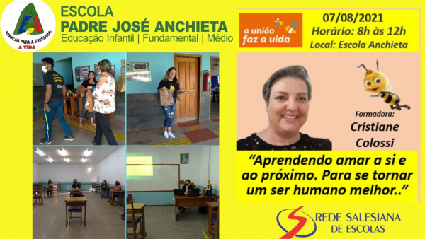 FORMAÇÃO 07-08-2021 - PROJETO UNIÃO FAZ A VIDA SICREDI