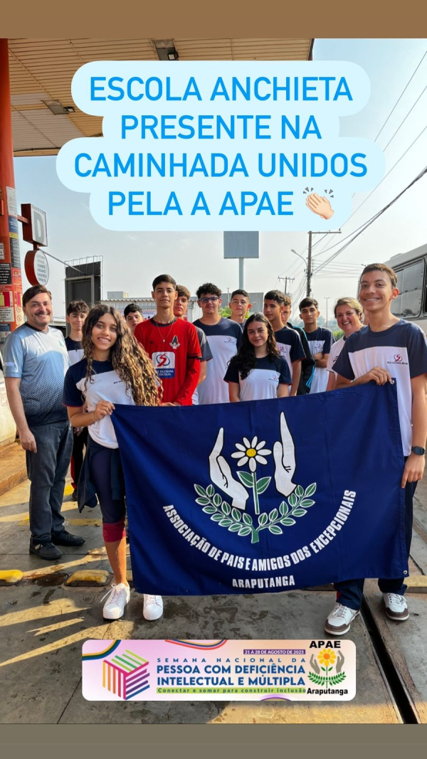 Escola Anchieta participa da Caminhada Unidos pela Apae